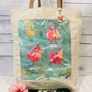 NWT Flamingo Beach Tote